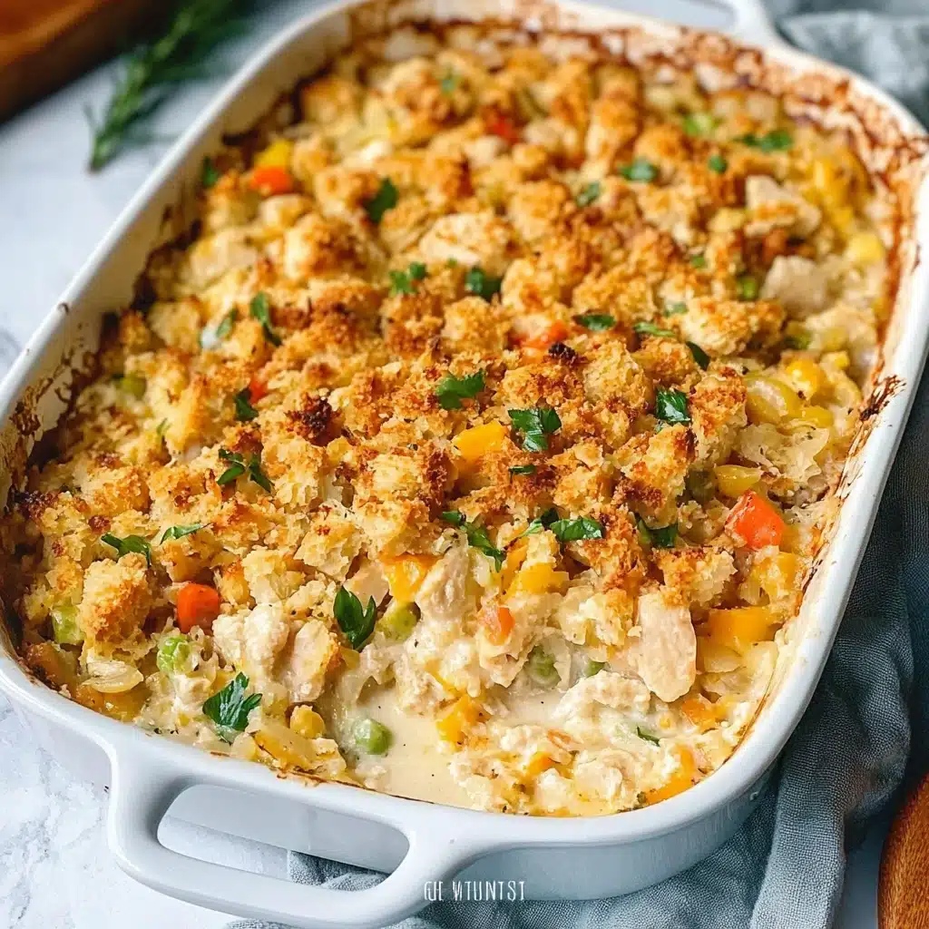 Chicken & Stuffing Casserole
