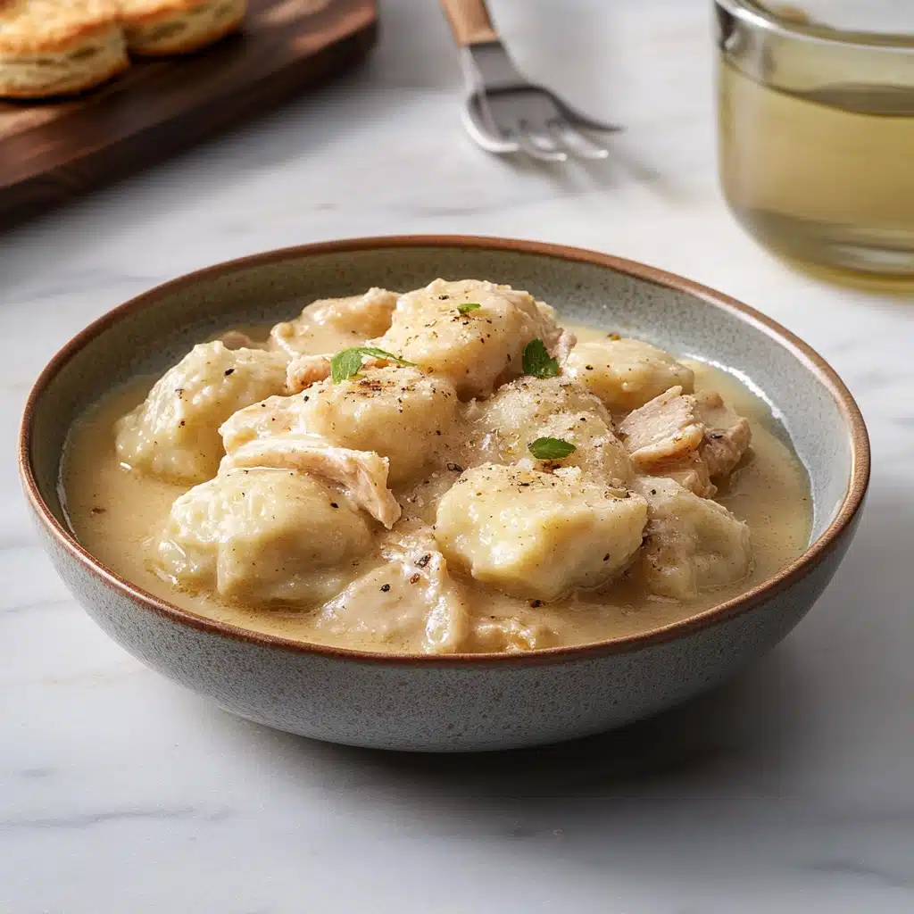 Chicken and Dumplings with Biscuits