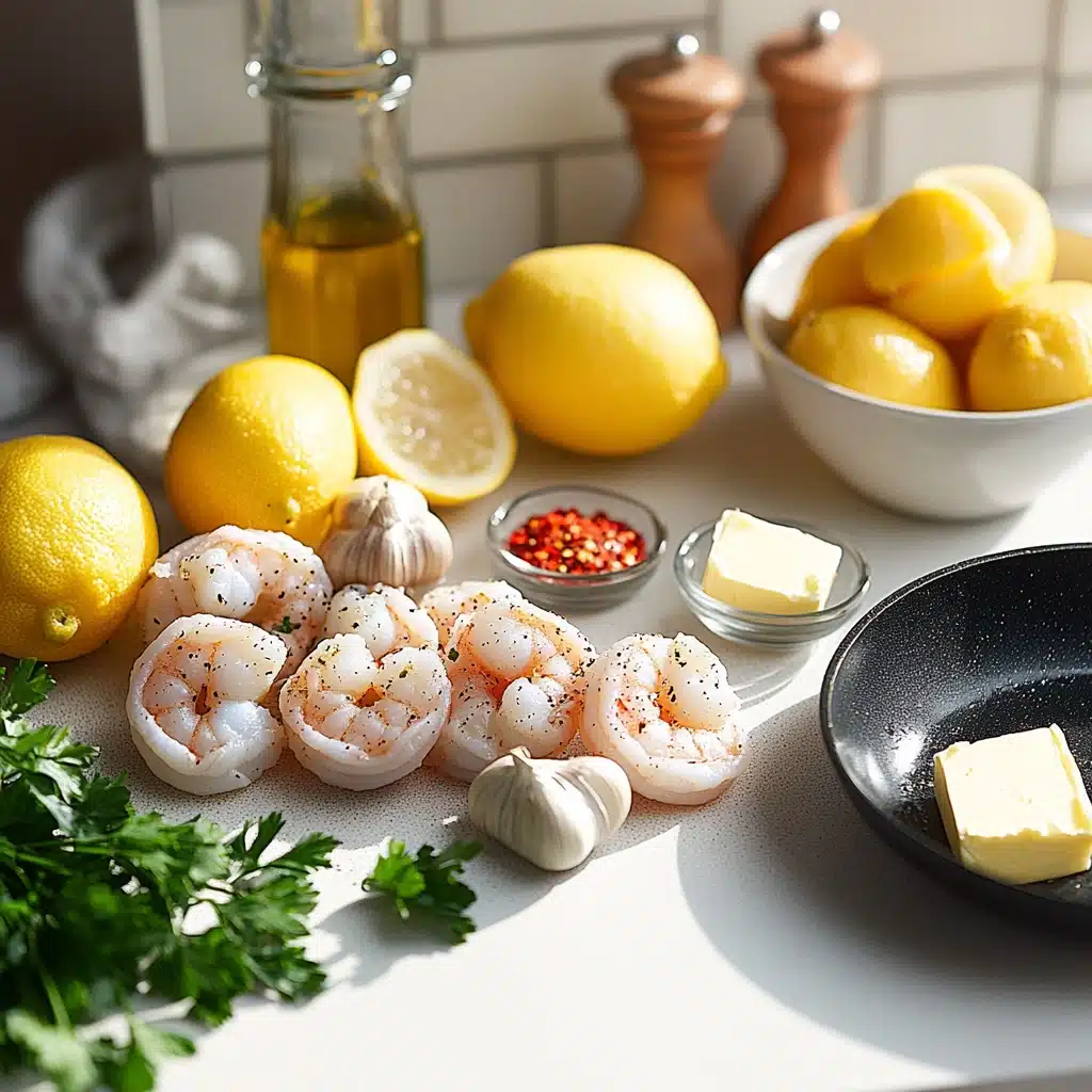 Spicy Lemon Garlic Shrimp