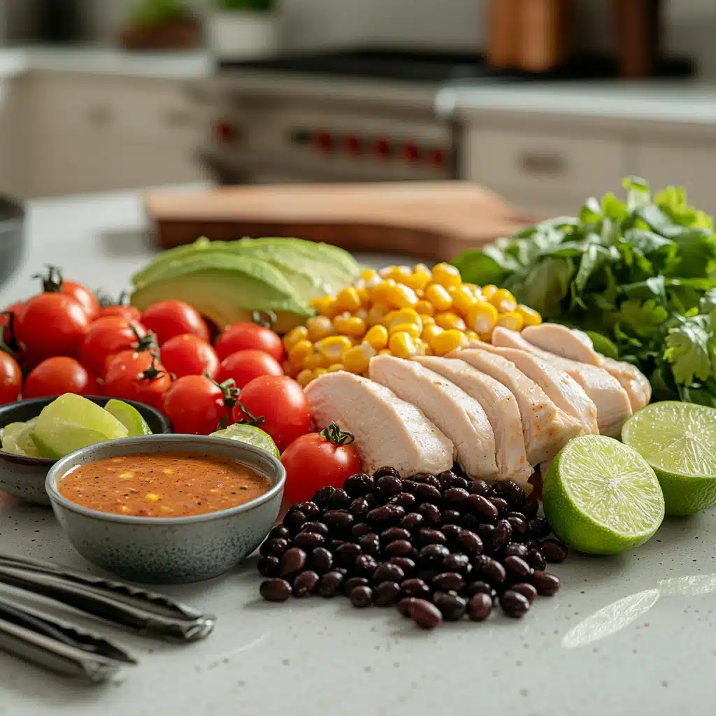 High Protein Southwest Chicken Salad