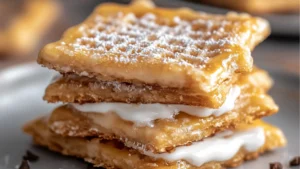 Delicious churro cracker candy showcasing a crunchy texture and sweet cinnamon flavor, highlighting an easy recipe to enjoy. Perfect for snacking anytime!