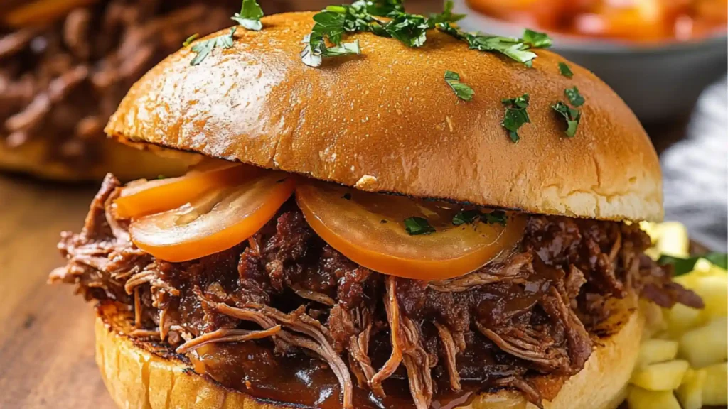 Pulled Beef Sandwich