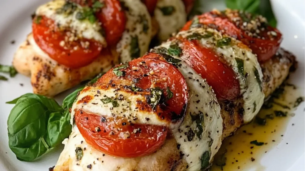 Caprese Stuffed Chicken