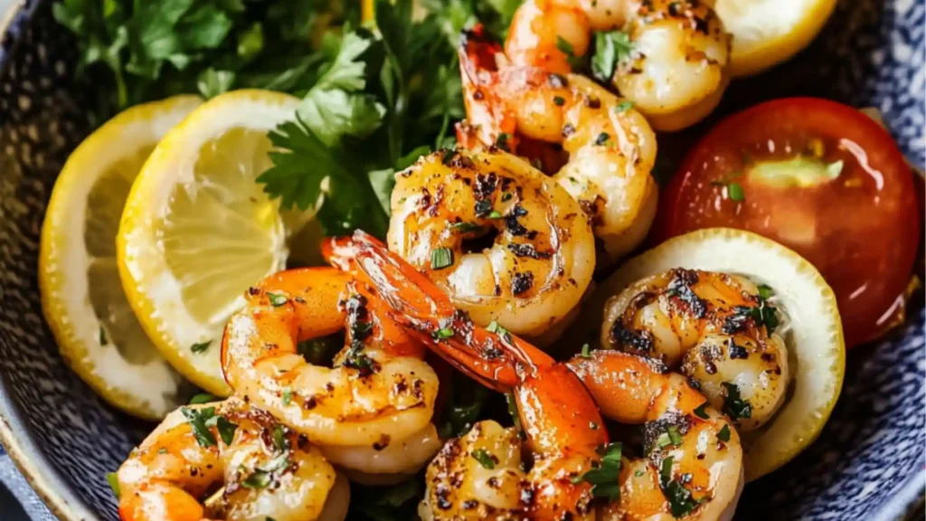 Shrimp Skewer Bowls