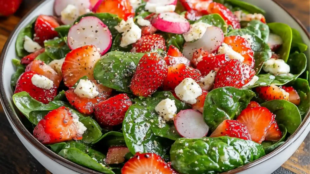 Strawberry Spinach Salad