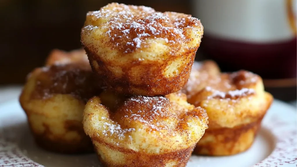 Cinnamon Sugar French Toast Muffins
