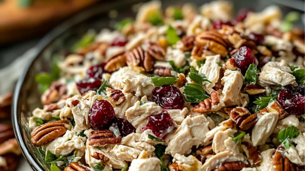Cranberry Pecan Chicken Salad