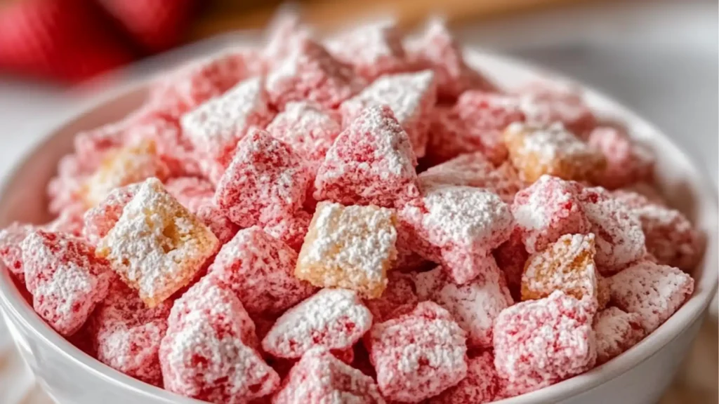 Image for Fluffy Strawberry Shortcake Puppy Chow