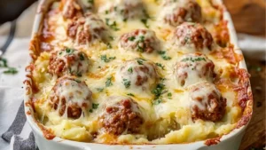 a casserole dish with cheese being lifted from it