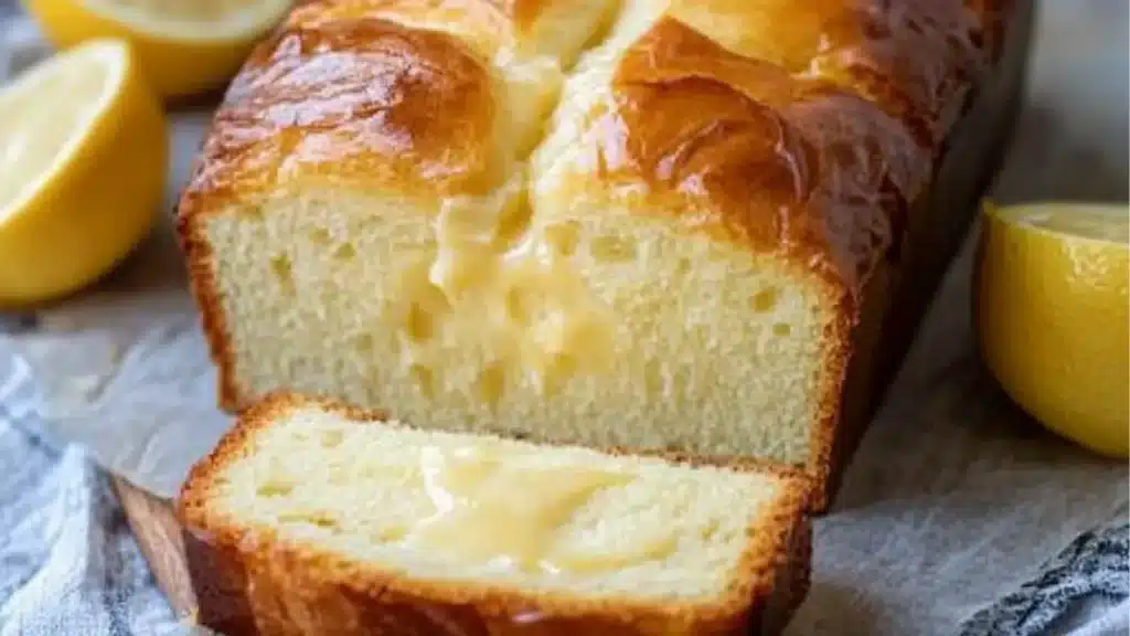 bread sitting on top of a brown plate