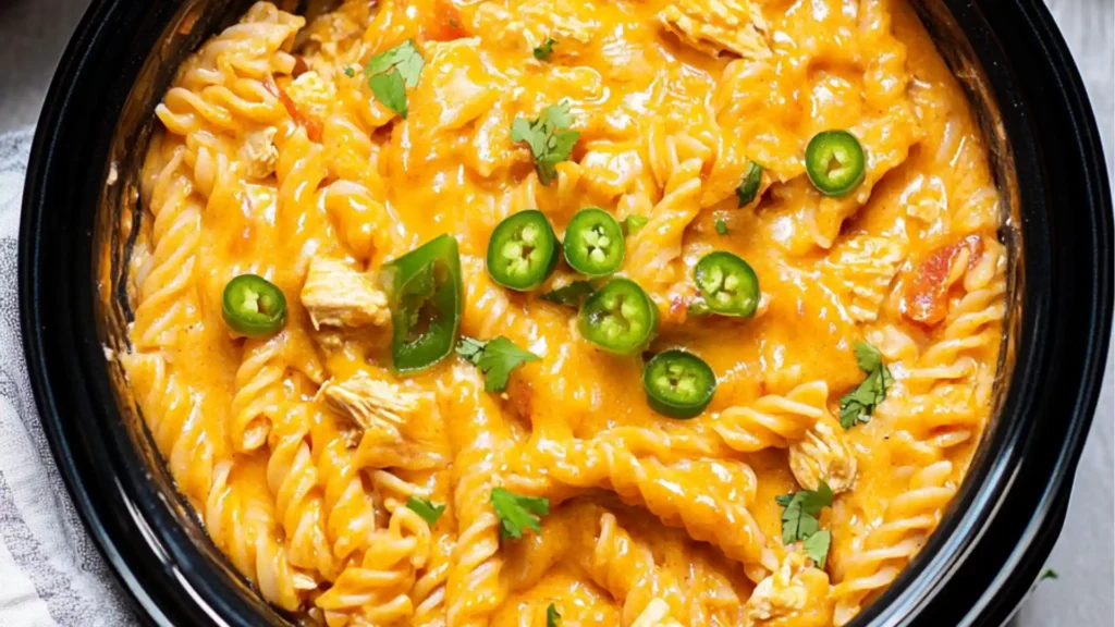 a black bowl filled with pasta and cheese on top of a table next to salad