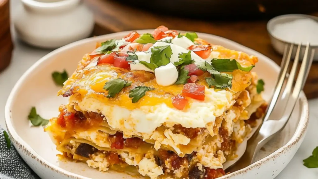 Enchilada baked eggs