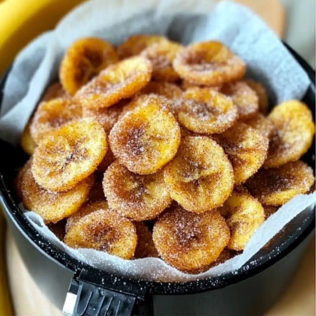 Cinnamon-Sugar Air Fryer Banana Chips