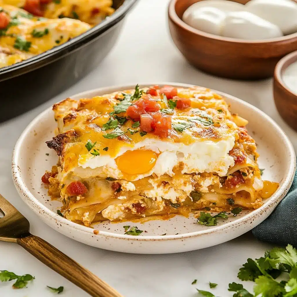 Enchilada baked eggs