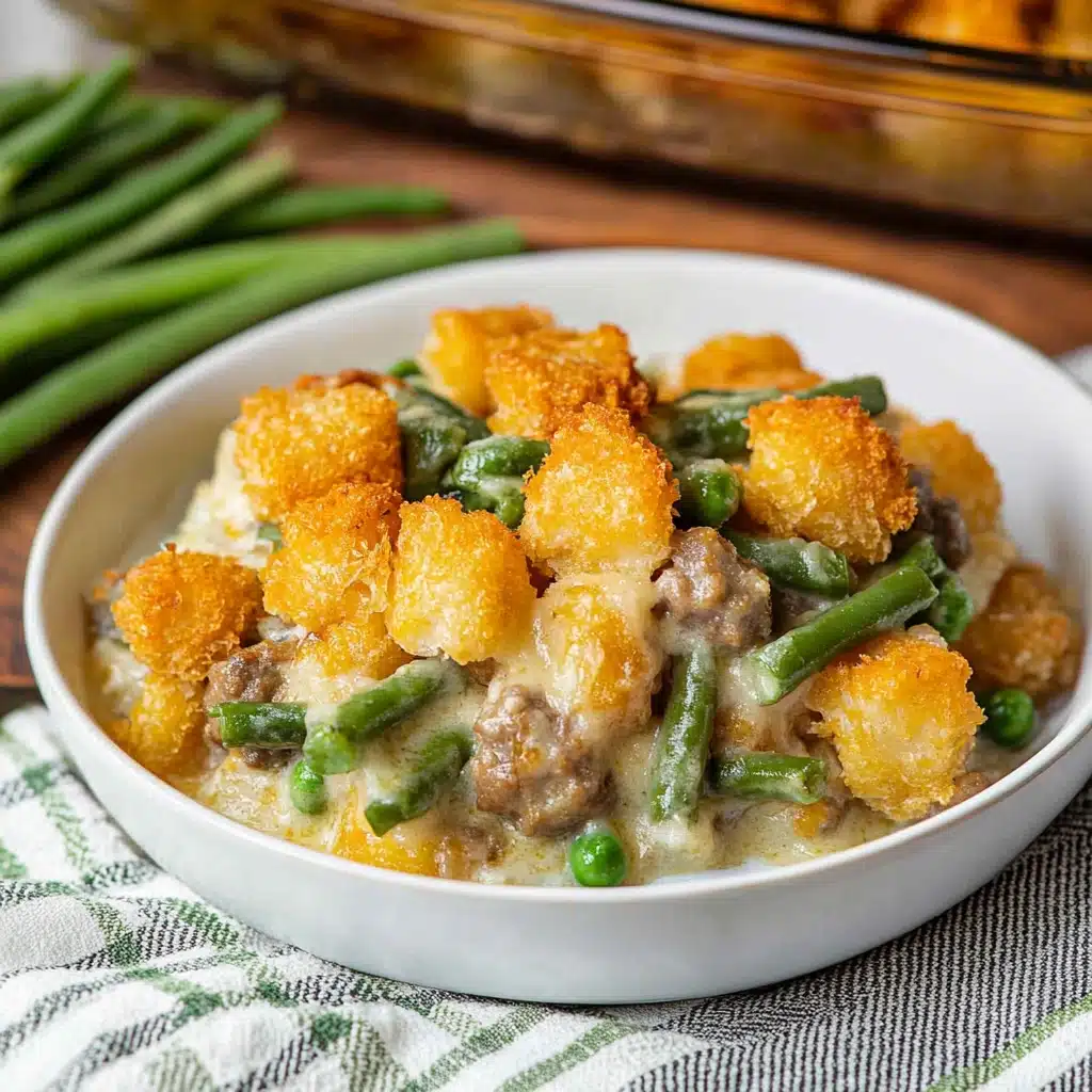 Green Bean Casserole with Tater Tots