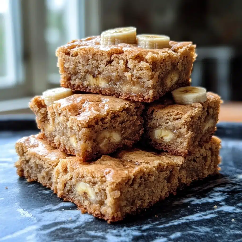 Banana Blondies