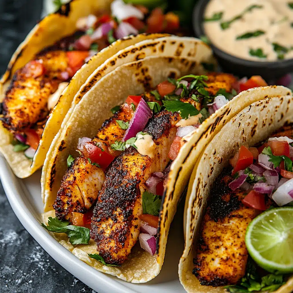 Blackened Tilapia Tacos