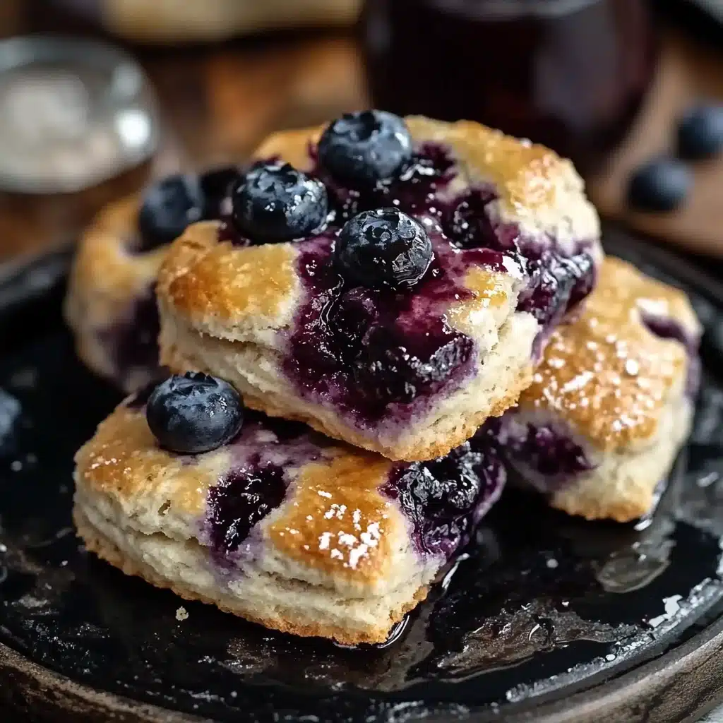 Blueberry Butter Swim Biscuits