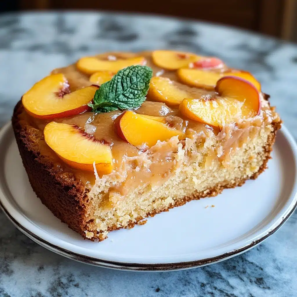Brown Sugar Peach Cake