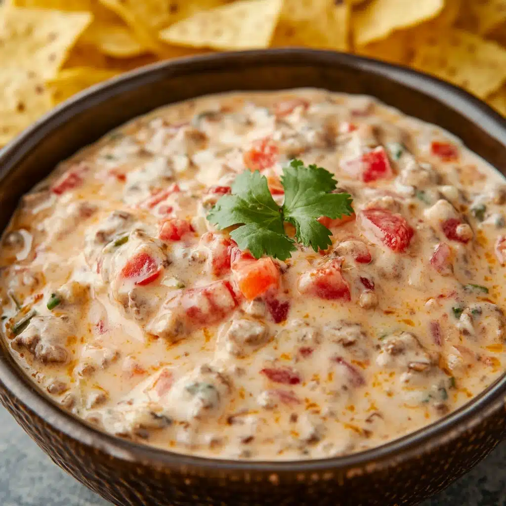Cheesy Rotel Ranch Queso