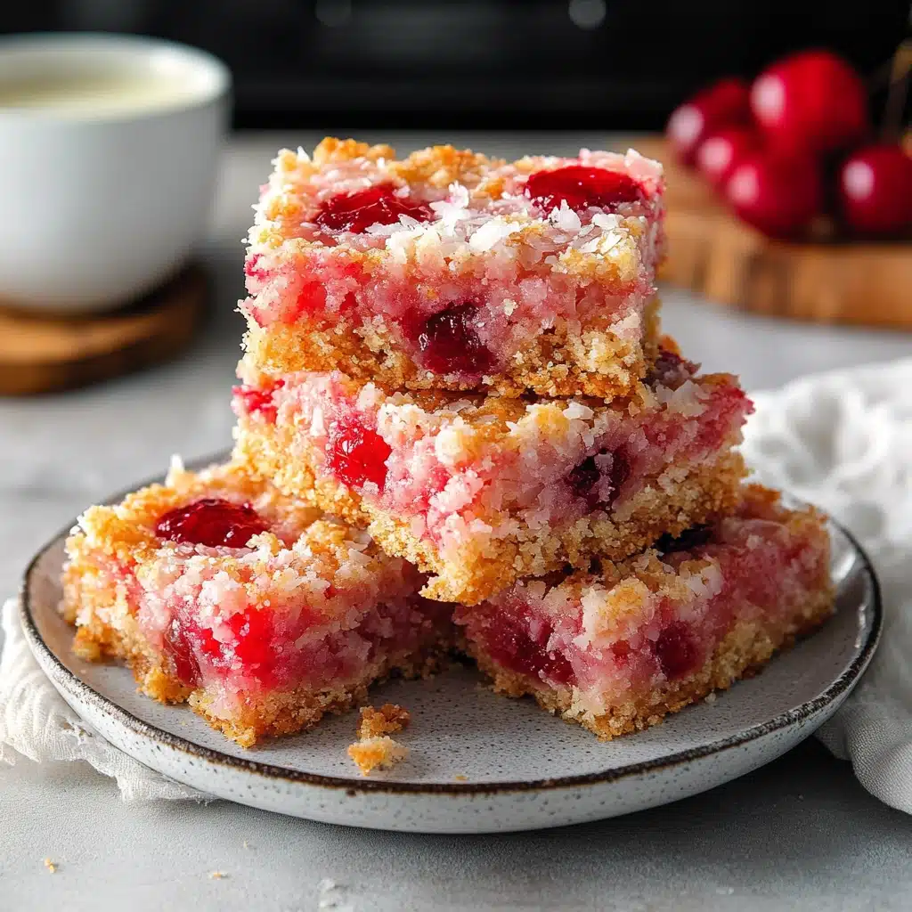 Cherry Coconut Magic Bars