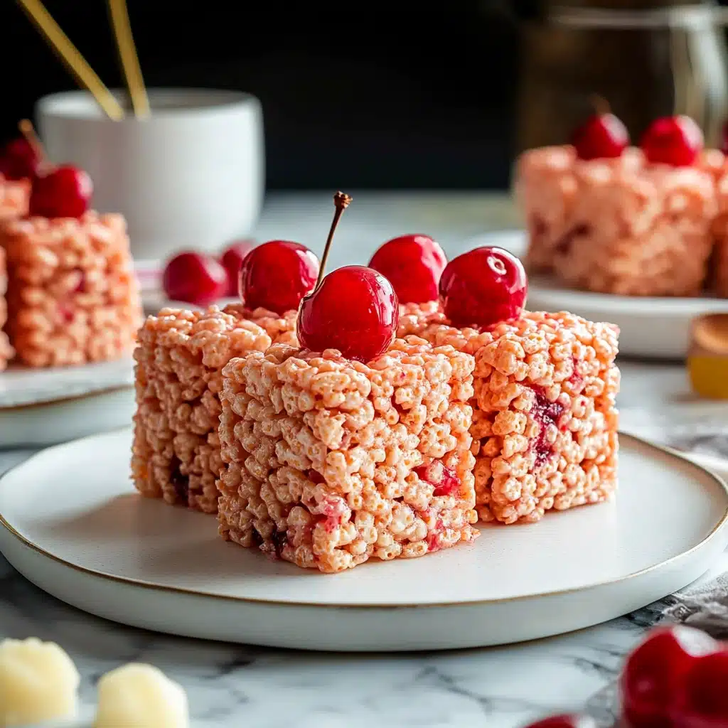 Cherry Rice Krispie Treats