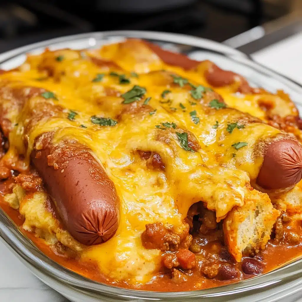 Chili Cheese Dog Casserole