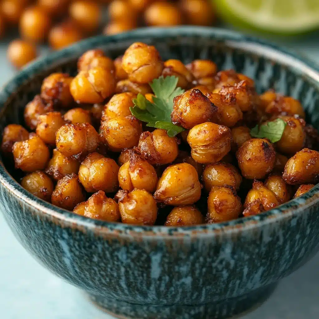Chili Lime Roasted Chickpeas