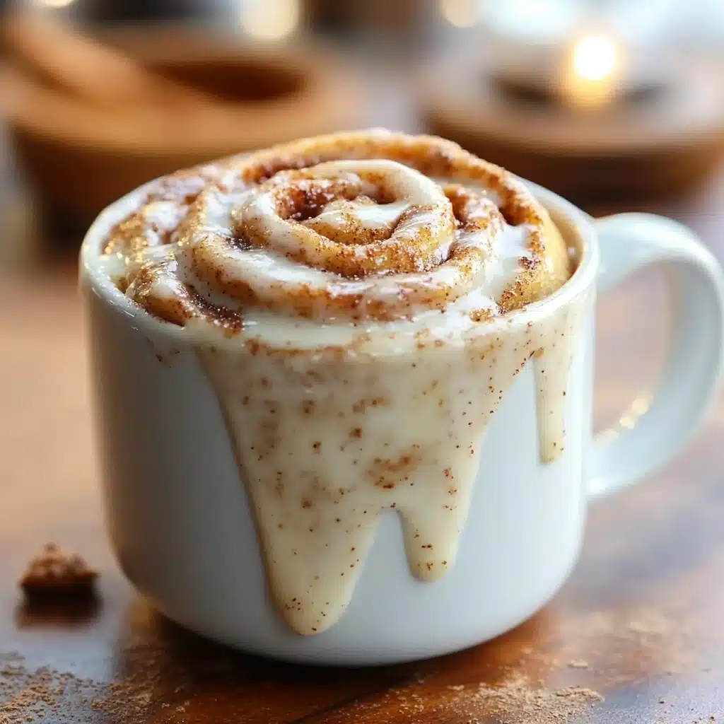 Cinnamon Roll in a Mug