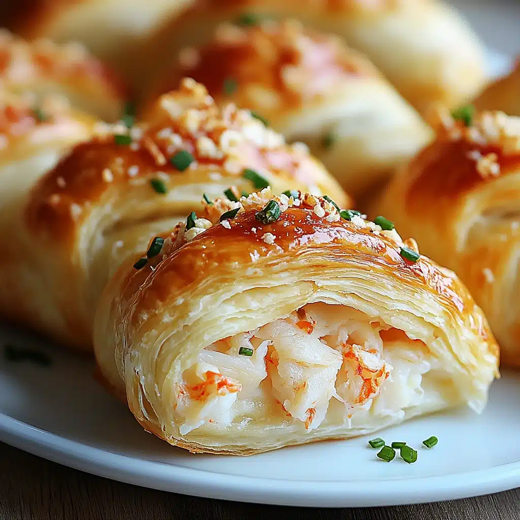 Crab & Cheese Stuffed Crescent Puffs