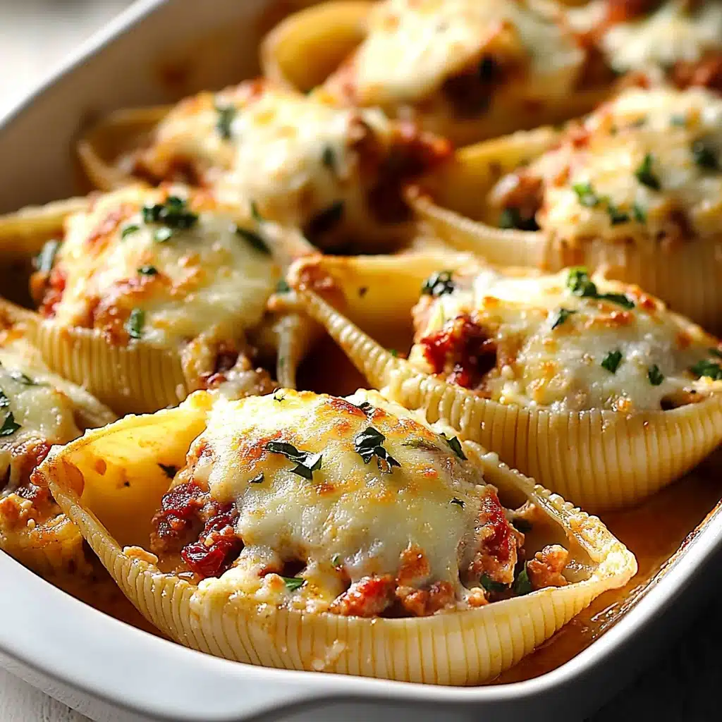 Creamy Ricotta and Sun-Dried Tomato Stuffed Shells
