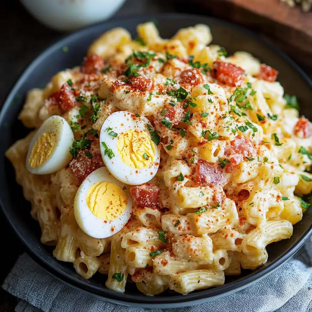 Deviled Egg Pasta Salad