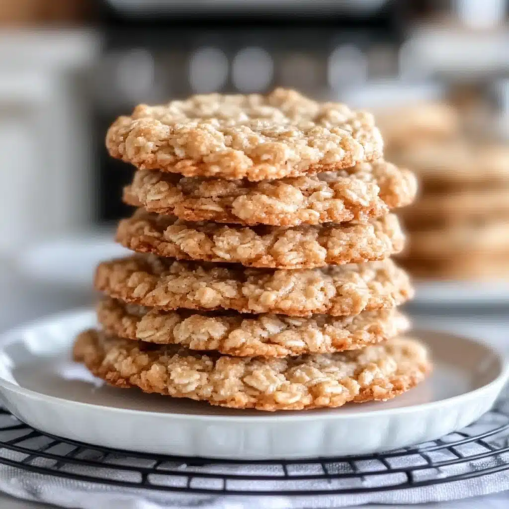 Easy Oatmeal Lace Cookies