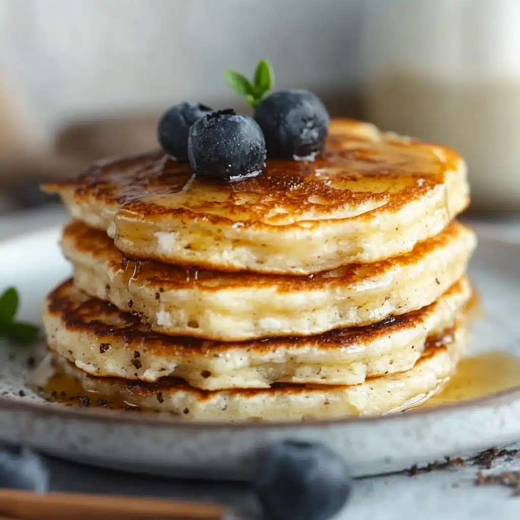 Flourless cottage cheese pancakes