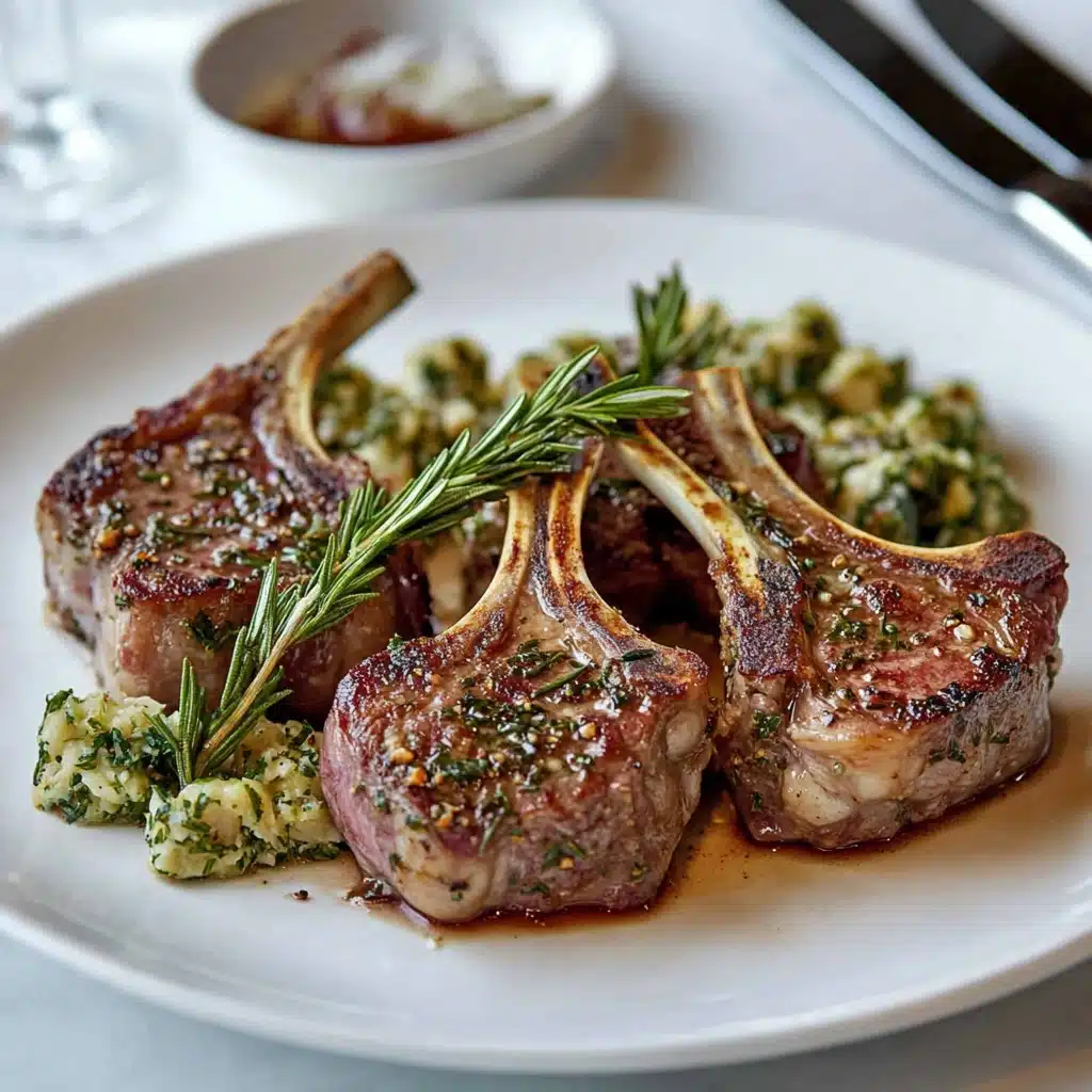 Garlic Rosemary Lamb Chops