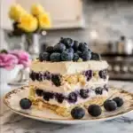 Lemon Blueberry Icebox Cake