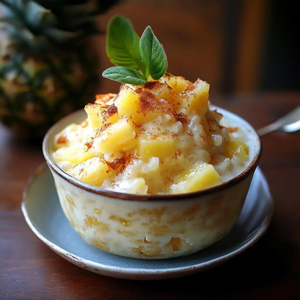 Pineapple Rice Pudding
