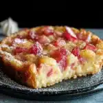 Rhubarb Custard Kuchen