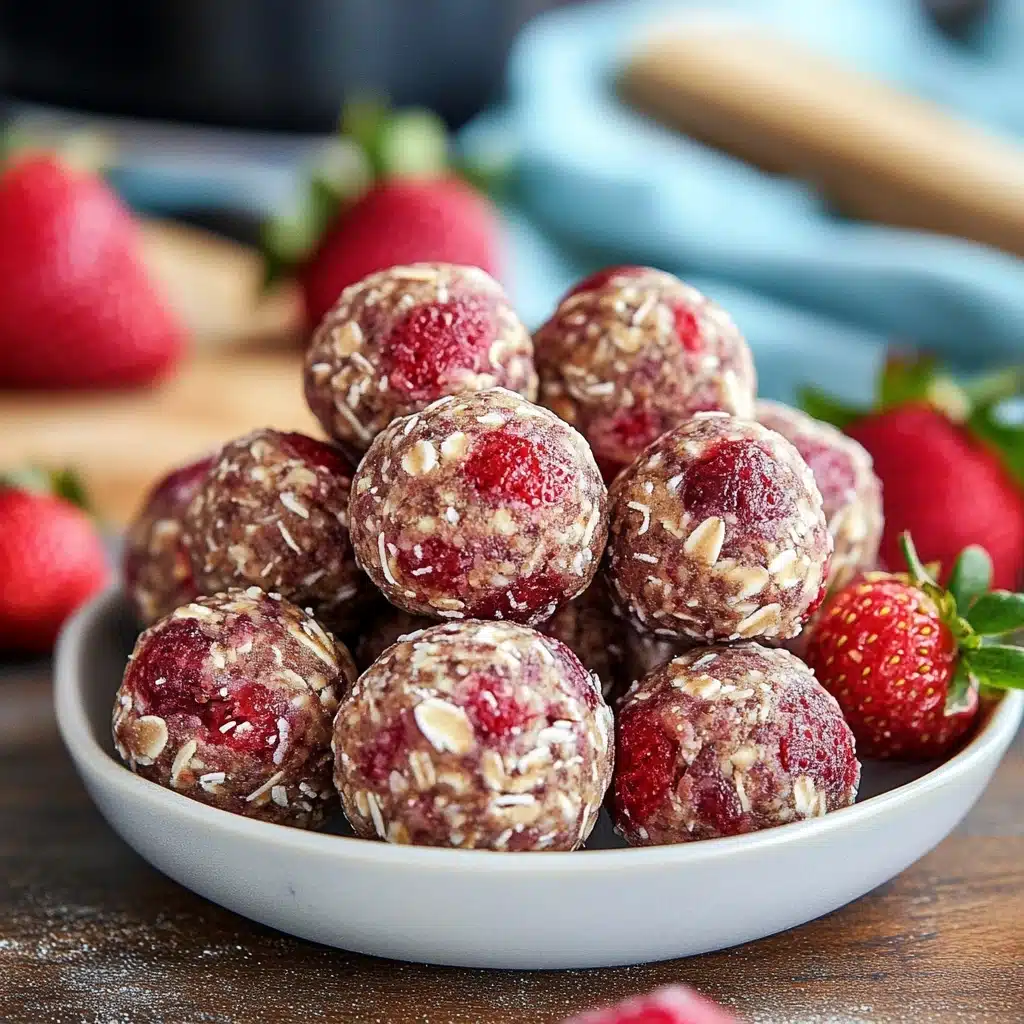 Healthy Strawberry Protein Snack