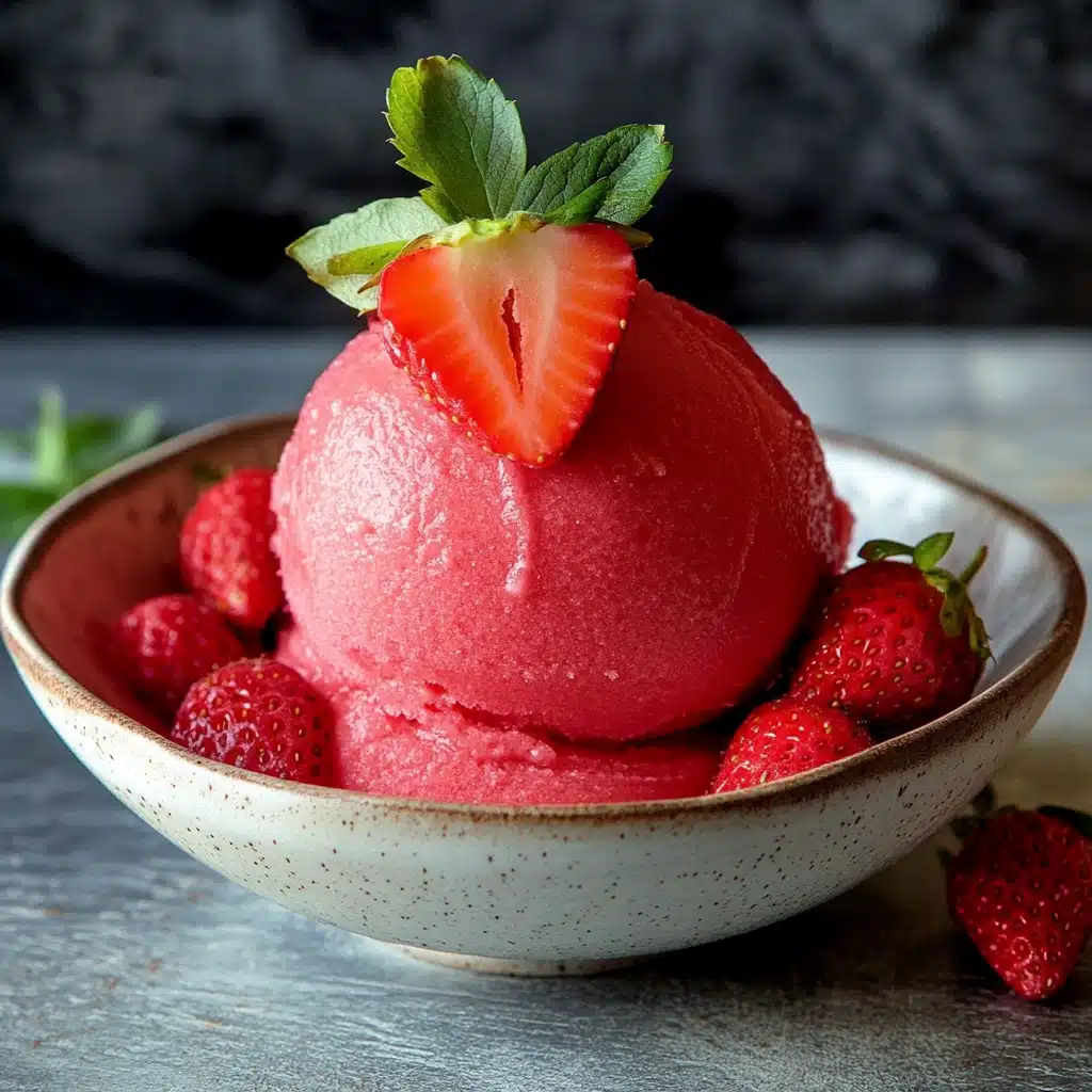 Strawberry Sorbet Recipe