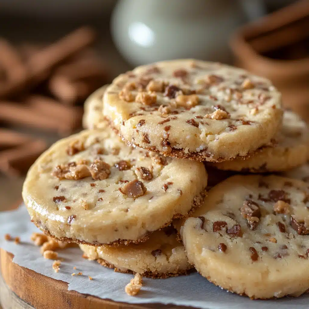 Toffee Butter Icebox Cookies