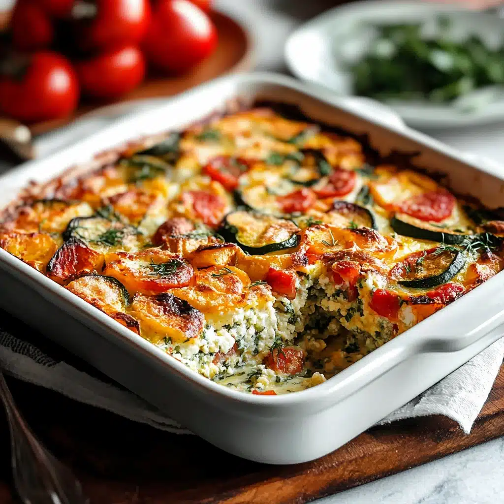 Ultimate High-Protein Veggie Bake with Cottage Cheese