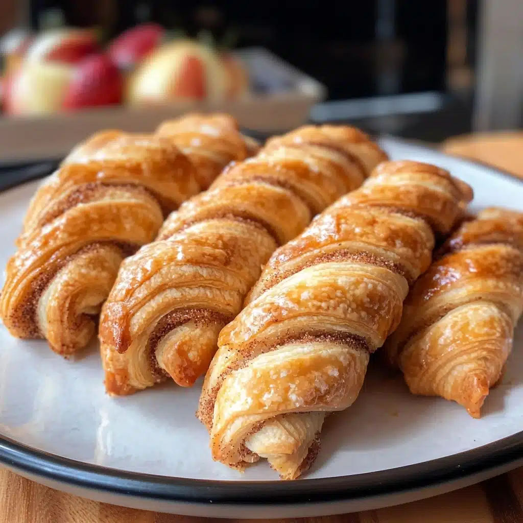 Warm Cinnamon Crescent Twists