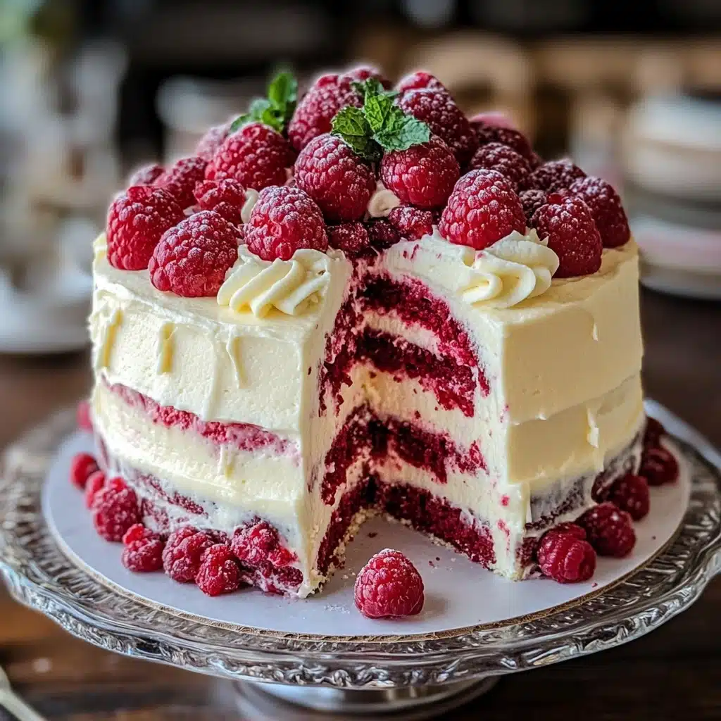 White Chocolate Raspberry Dream Cake