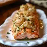 Crab and Shrimp Stuffed Salmon Recipe