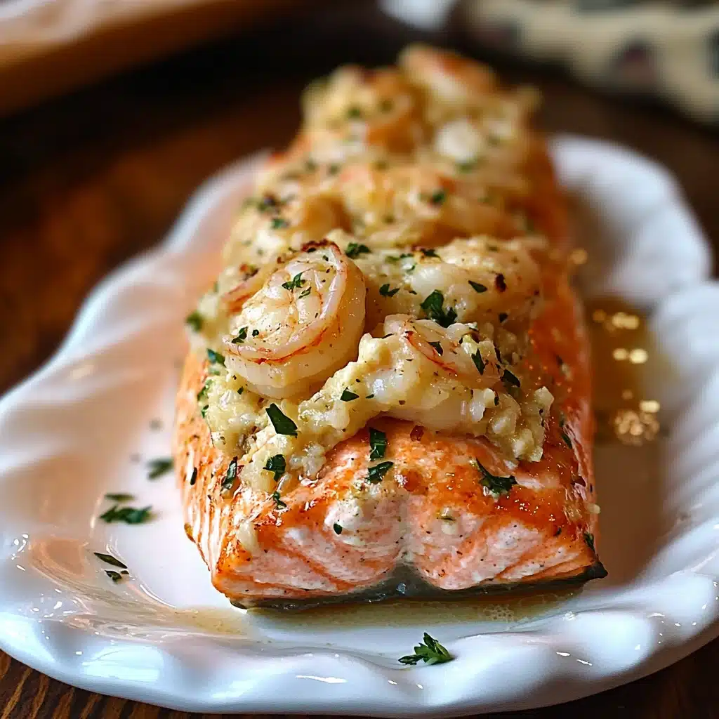Crab and Shrimp Stuffed Salmon Recipe