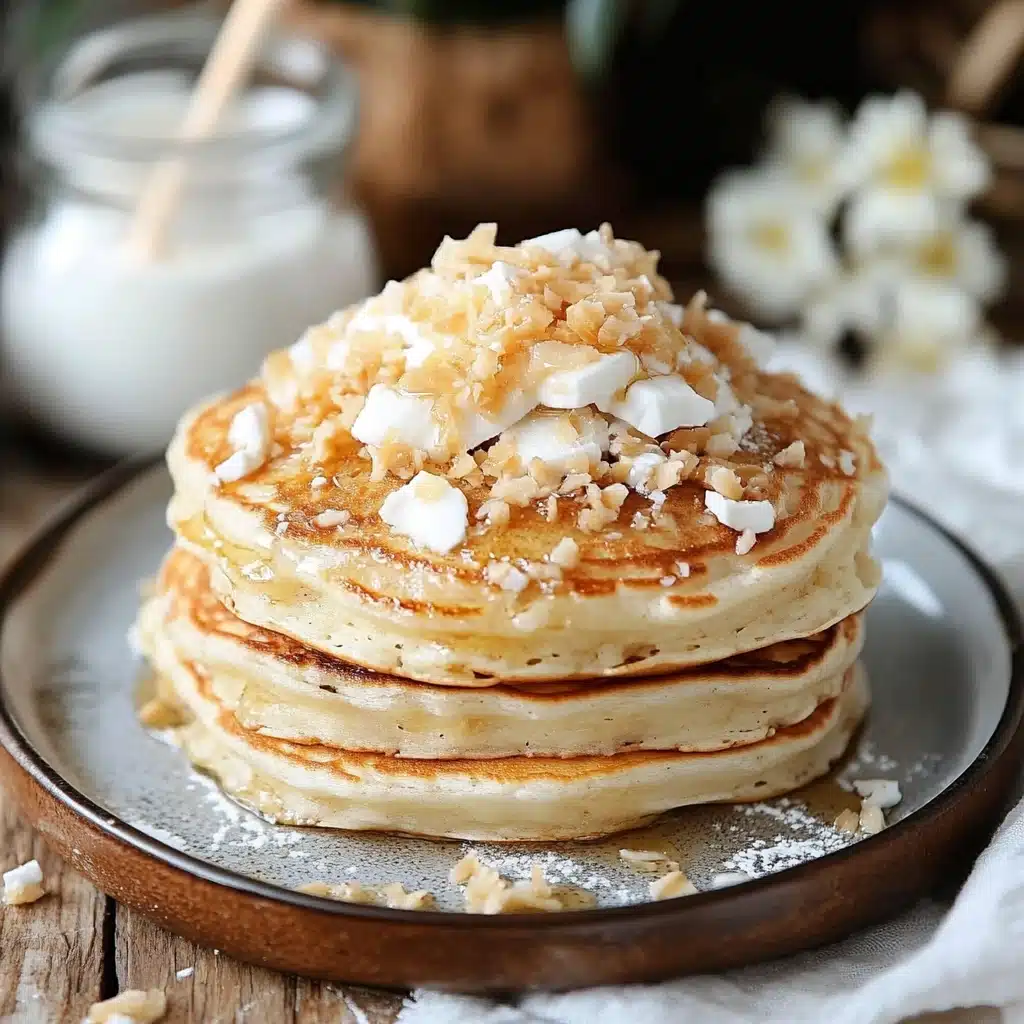 coconut cream pancakes