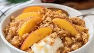the best recipe for peach crisp