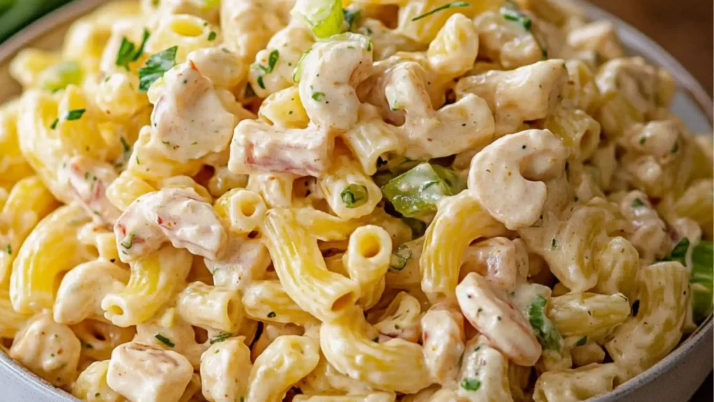 a white bowl filled with pasta and peas