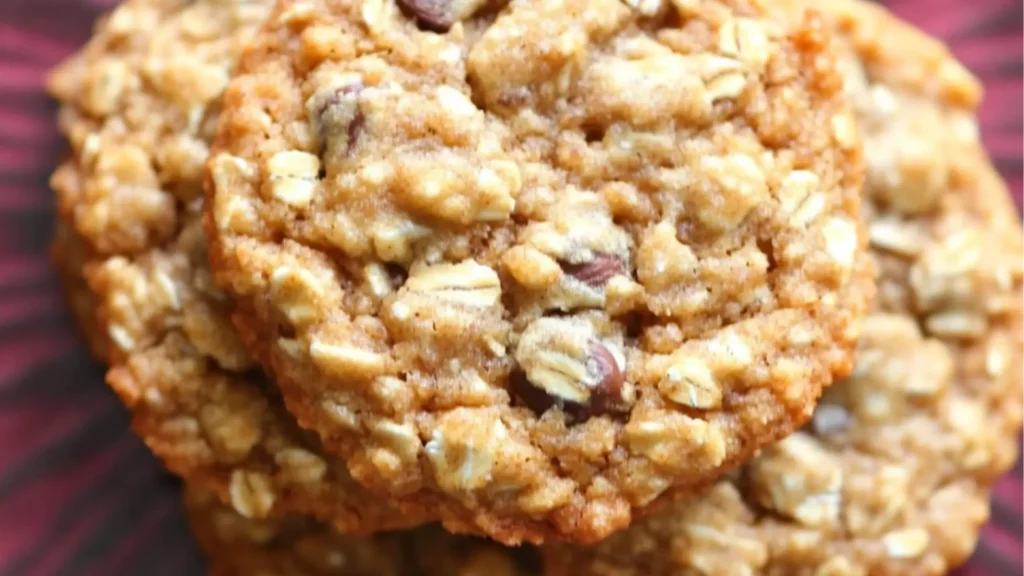 sweet potato oatmeal cookies stacked on top of each other with the words 3 ingredients